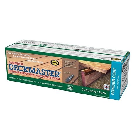 GRABBER CONSTRUCTION Deckmaster Series Hidden Bracket, PowderCoated DMP175-100